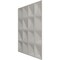 Ekena Millwork 19 5/8in. W x 19 5/8in. H Tristan EnduraWall Decorative 3D Wall Panel Covers 2.67 Sq. Ft. WP20X20TNBGL - alternate 3